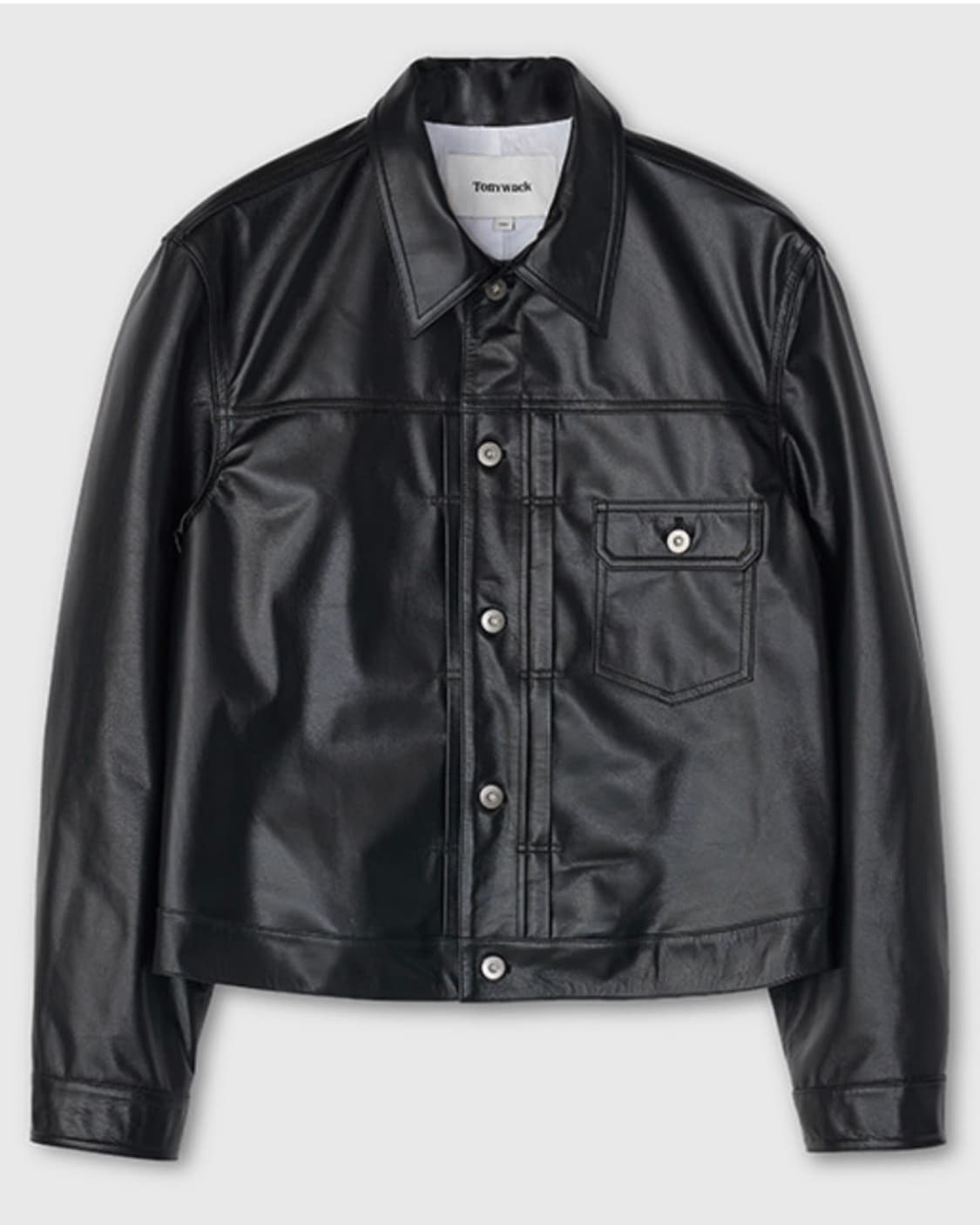 [L]토니웩 카프 레더 크롭 트러커 자켓 상품이미지1