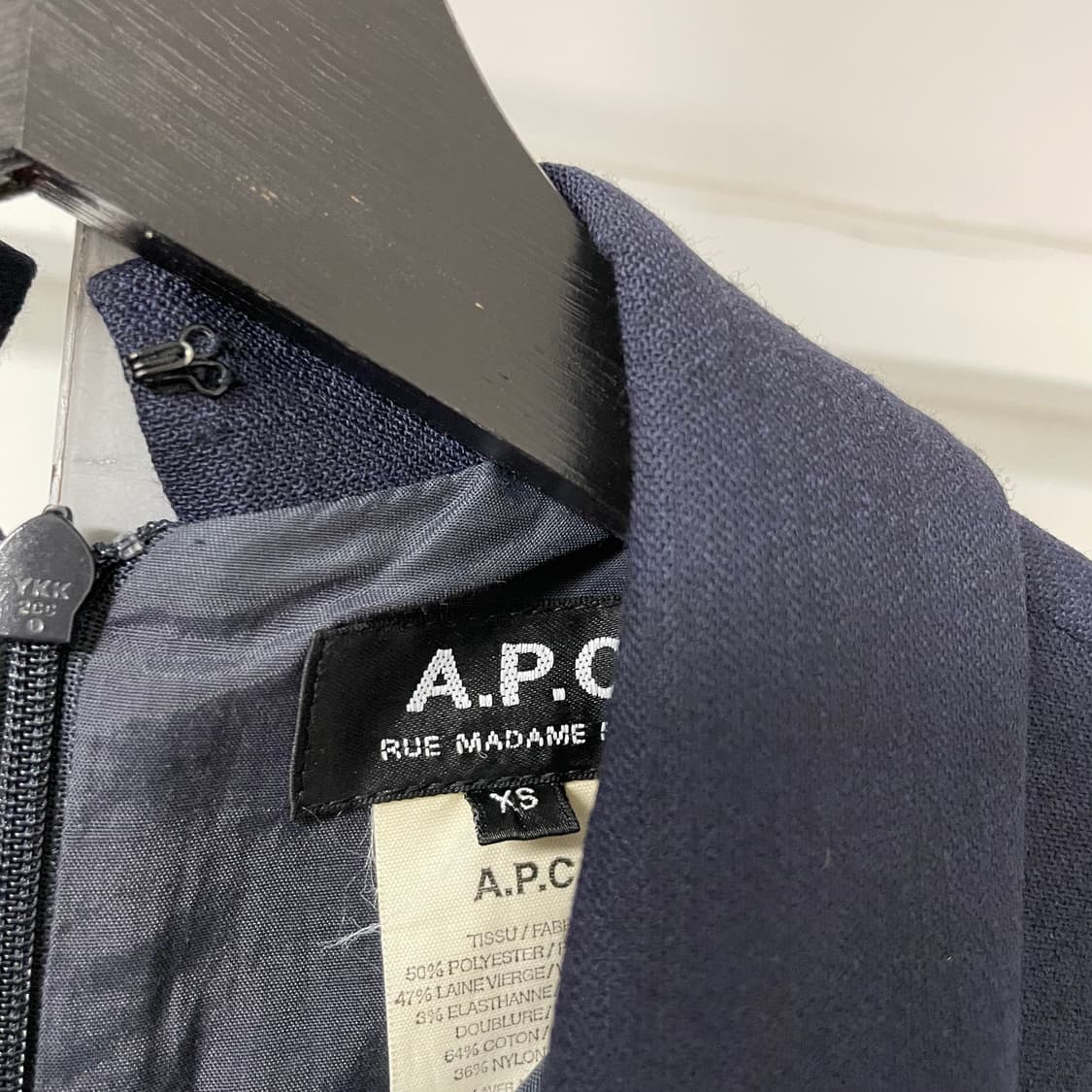 APC 아페쎄 네이비 원피스 XS 상품이미지4