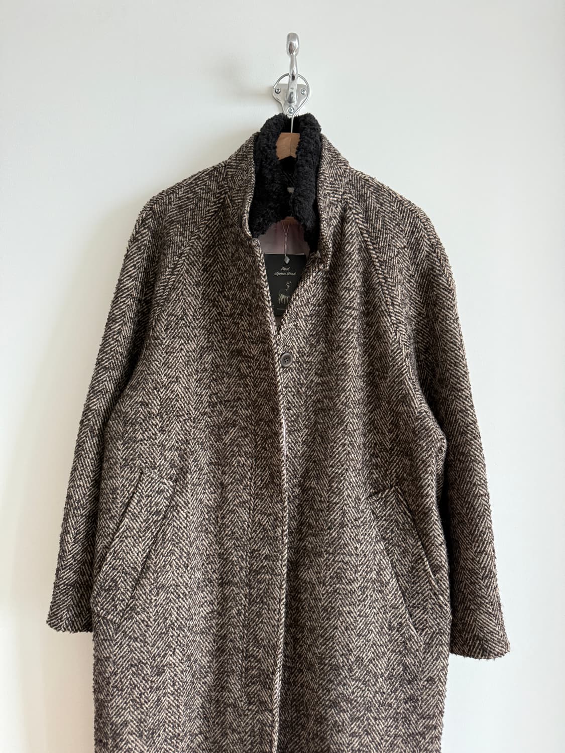 시엔느(Sienne) 울&알파카 헤링본 코트(택 달린 제품) 상품이미지2