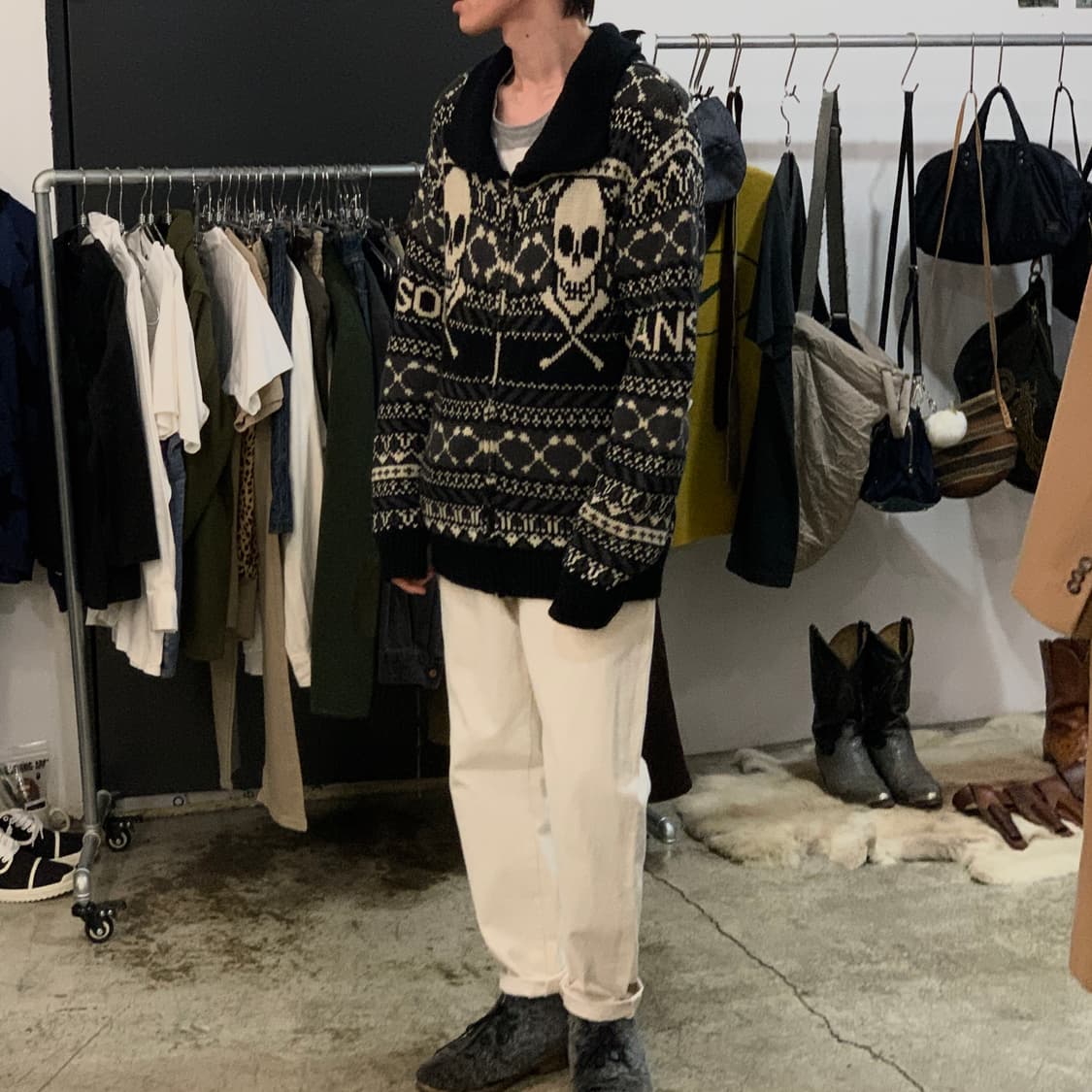 밴슨 레더 (Vanson Leathers) 스컬 코위찬 상품이미지2