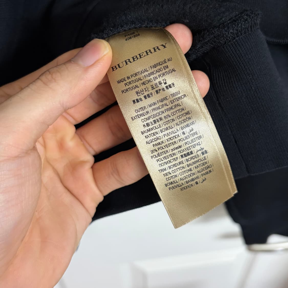 버버리 맨투맨 XXL 상품이미지4