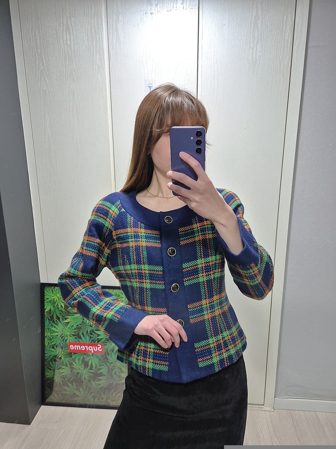 LEWISVAGLI 체크 패턴 빈티지자켓 상품이미지7