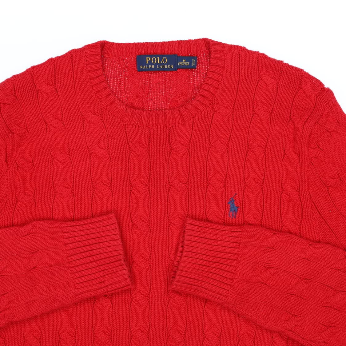 [M] 신형 폴로 랄프로렌 남성 케이플 꽈배기 니트 N7098 상품이미지3