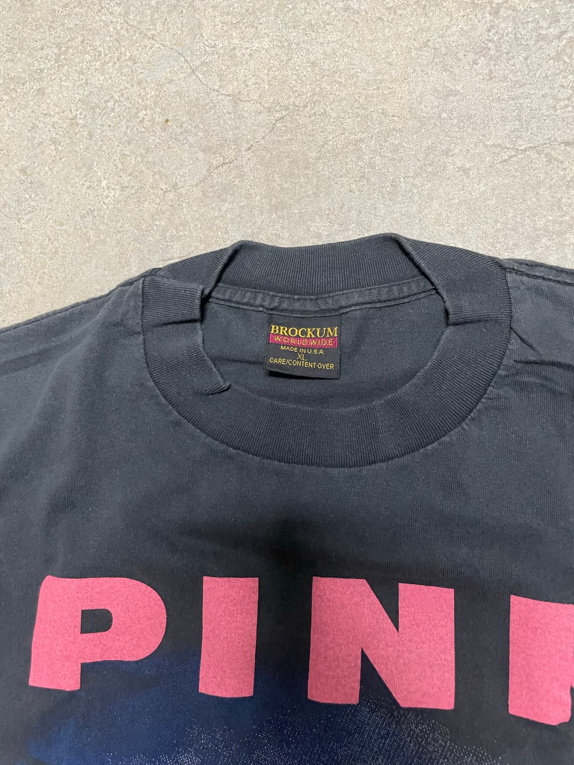 핑크플로이드 pink floyd 빈티지 밴드 티셔츠 브로컴 리프로 상품이미지3