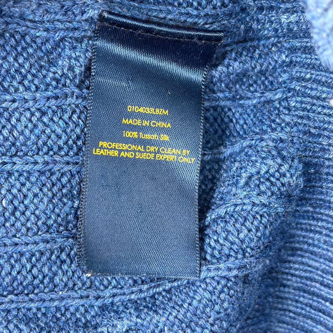 폴로 랄프로렌 하프집 꽈배기 니트 티셔츠 상품이미지7