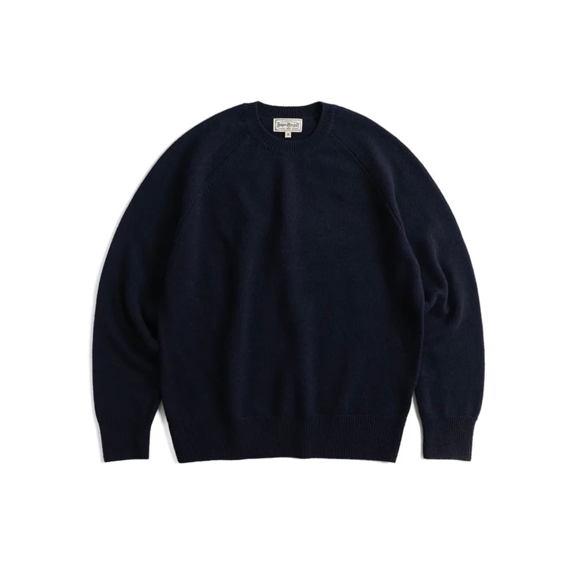 (XL) 부기홀리데이 램스울 크루넥 니트 네이비 상품이미지1
