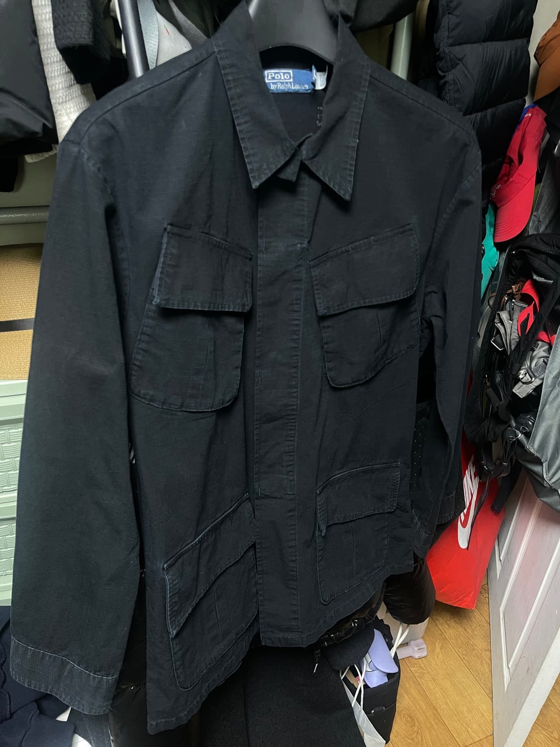 폴로 랄프로렌 립스탑 유틸리티 오버셔츠 m 상품이미지1