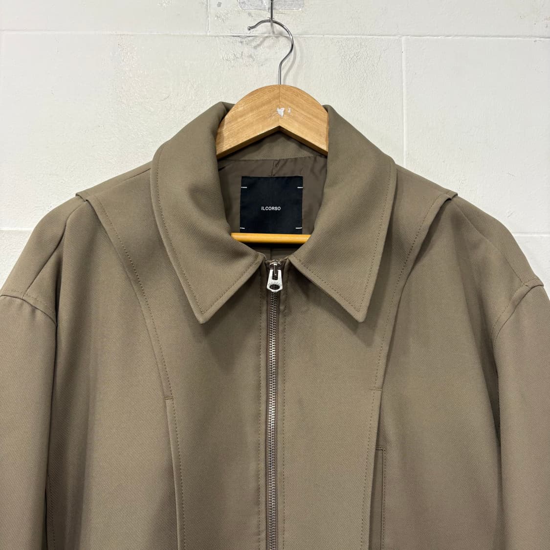 일꼬르소 트윌 카라 블루종 상품이미지2