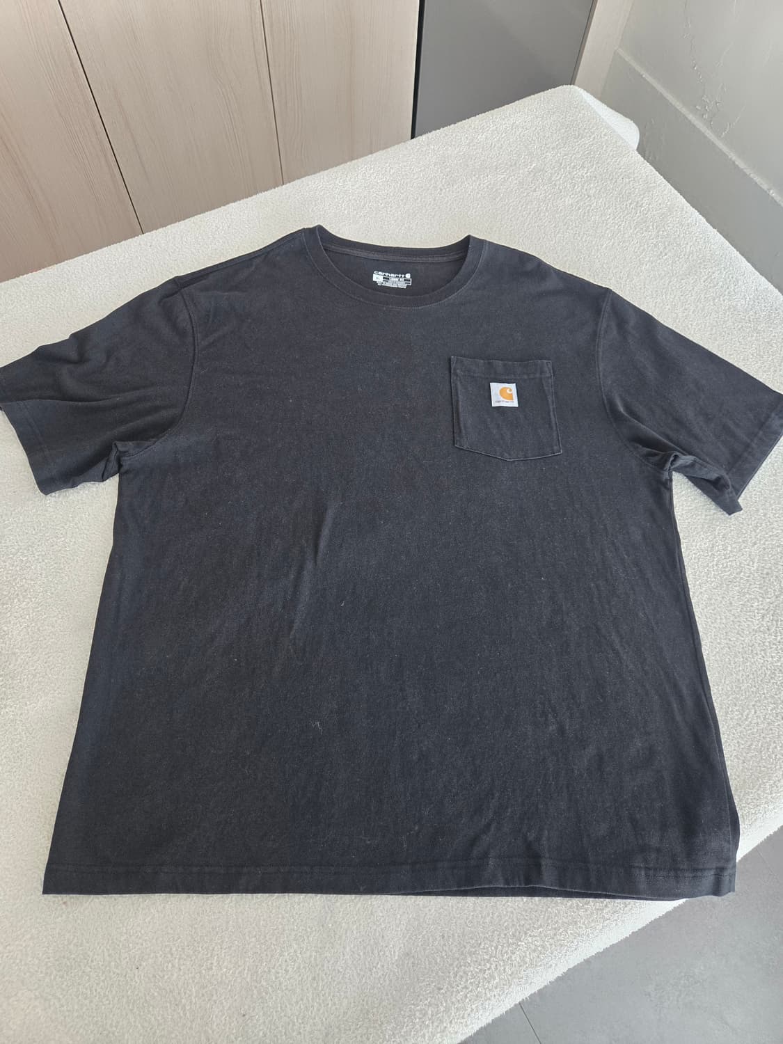 칼하트 반팔 포켓 티셔츠 검정 루즈핏xl(xxl~xxxl 가능) 상품이미지2