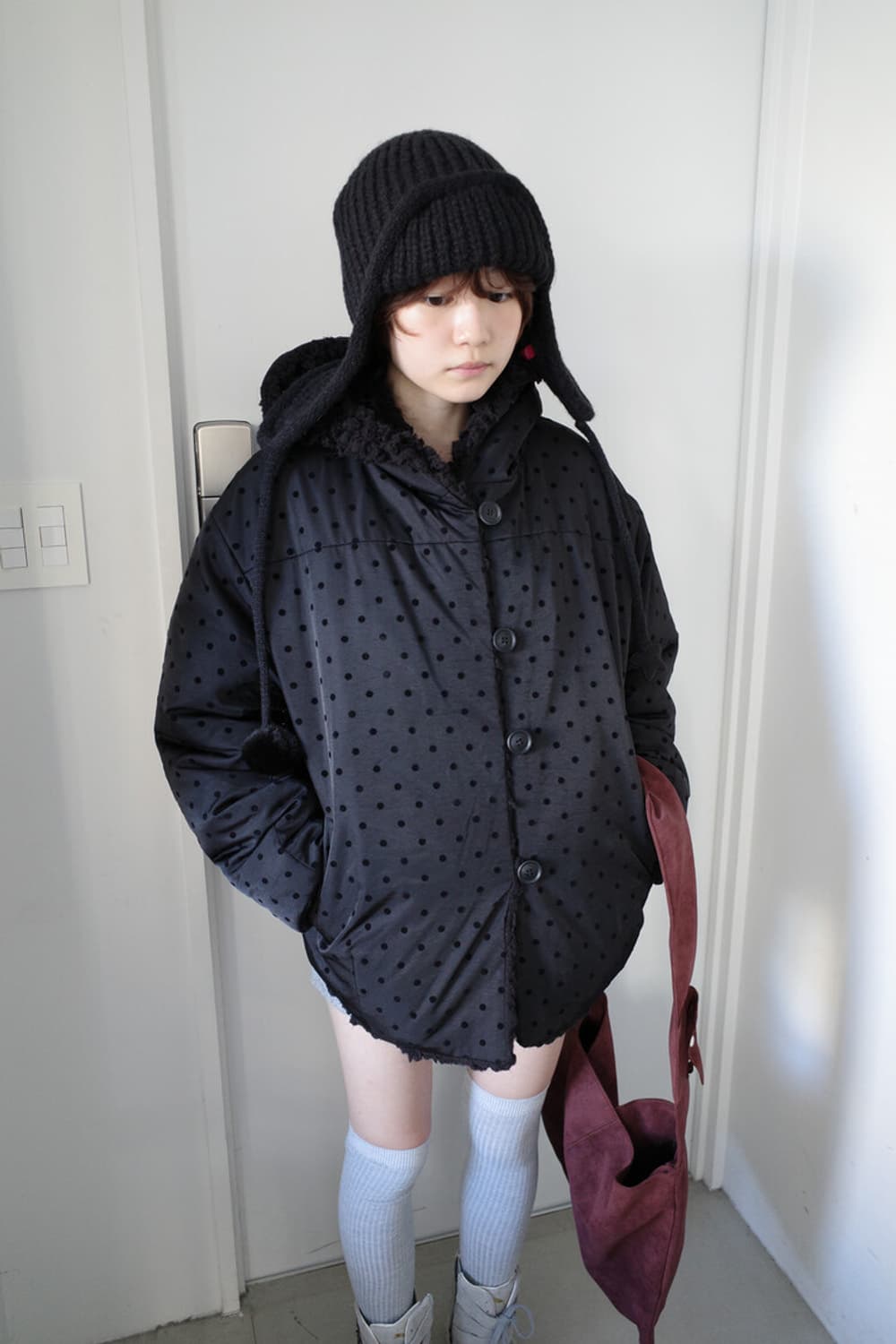 인앤양인하모니 Reversible jacket, black 상품이미지1