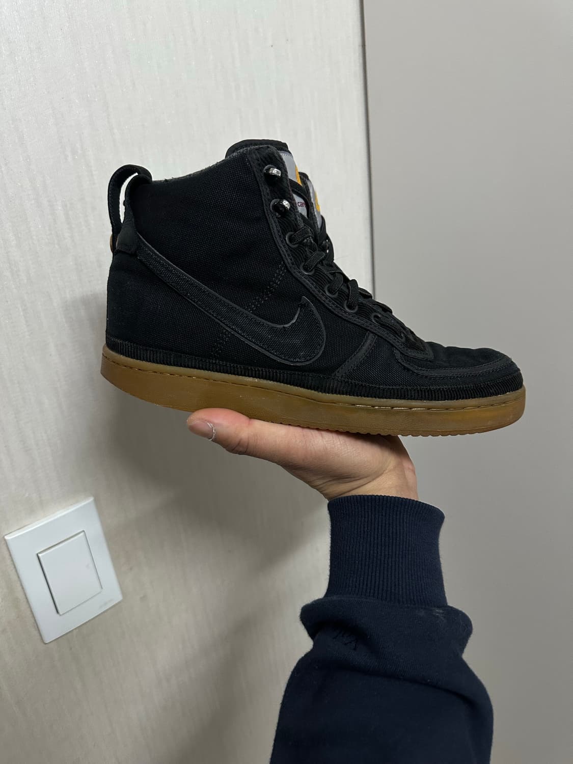 나이키 x 칼하트 반달 하이 블랙 250 상품이미지2