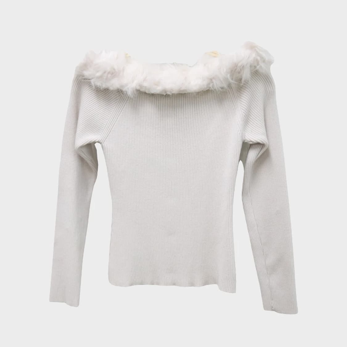 지알엘 오프숄더 퍼 니트 61088 상품이미지2