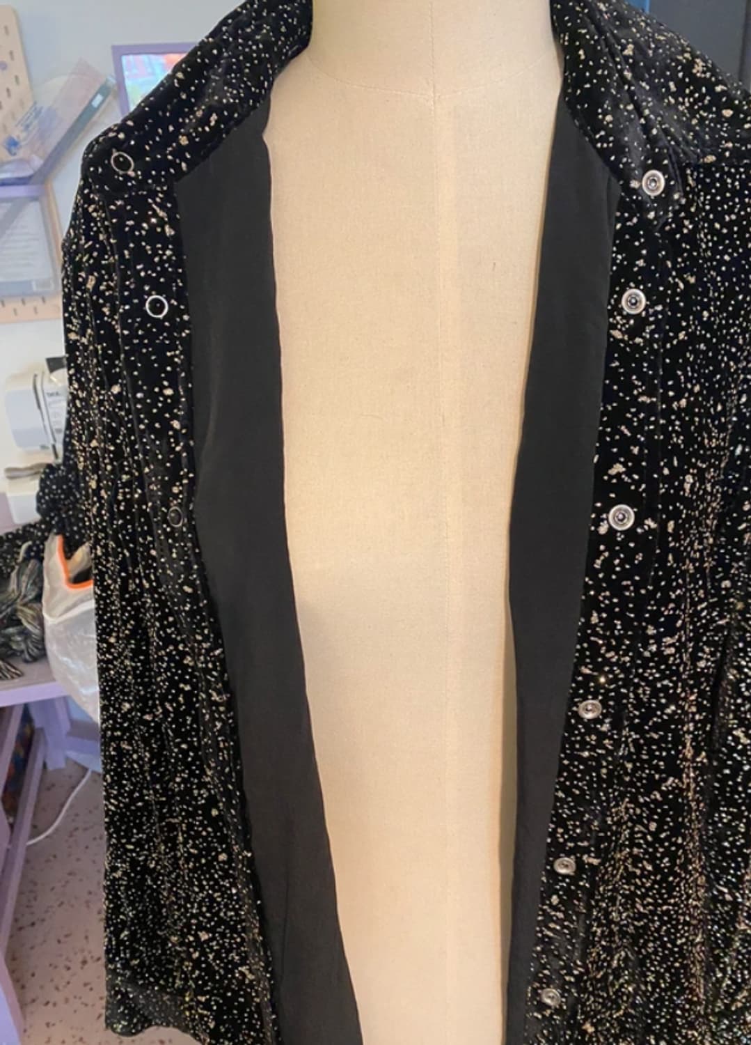 생로랑 글리터 셔츠 상품이미지6