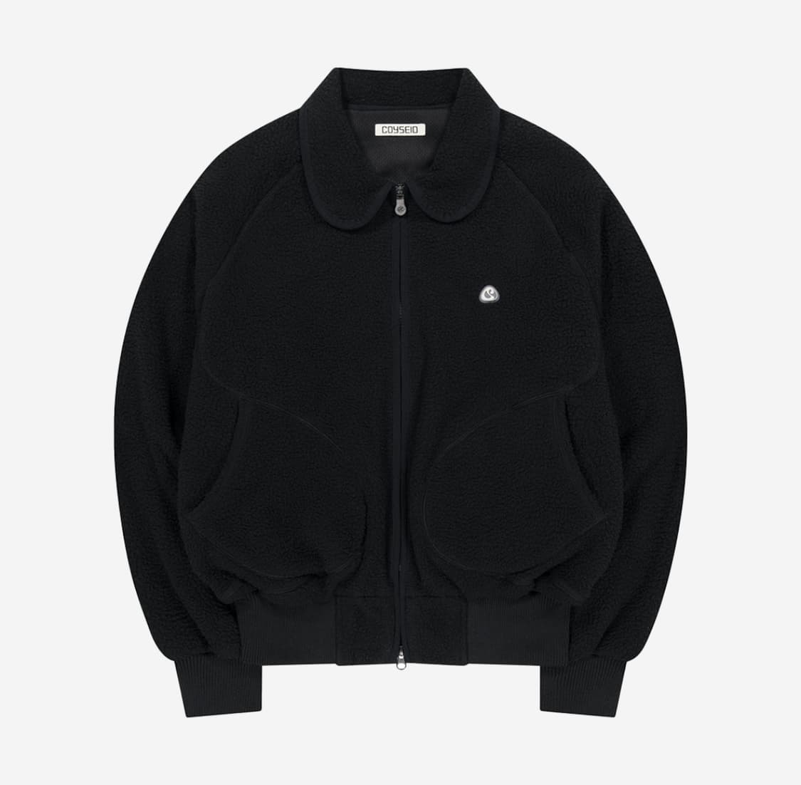 코이세이오 라운드 칼라 플리스 재킷 상품이미지1