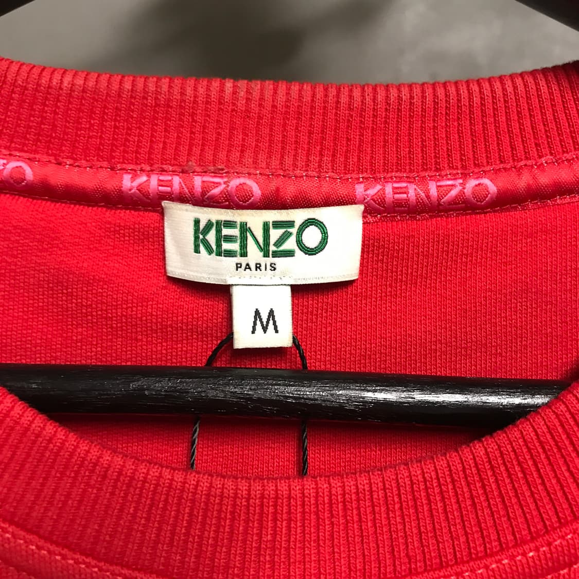 겐조 로고 맨투맨 레드 M(W) 상품이미지5