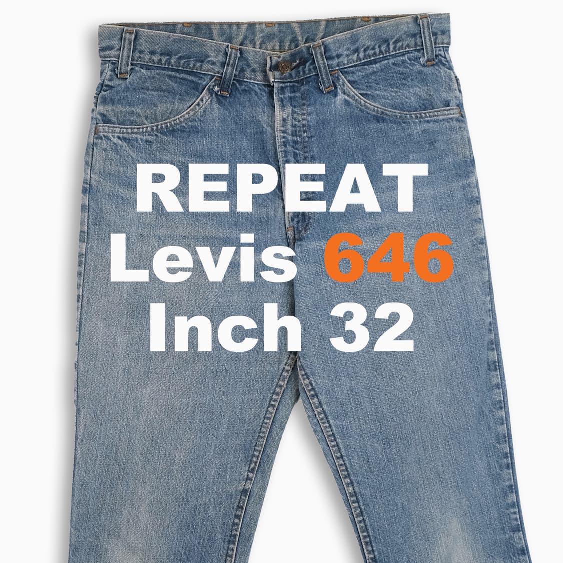 리바이스 646 오렌지탭 연청 70s USA 32인치 OR6463306 상품이미지1