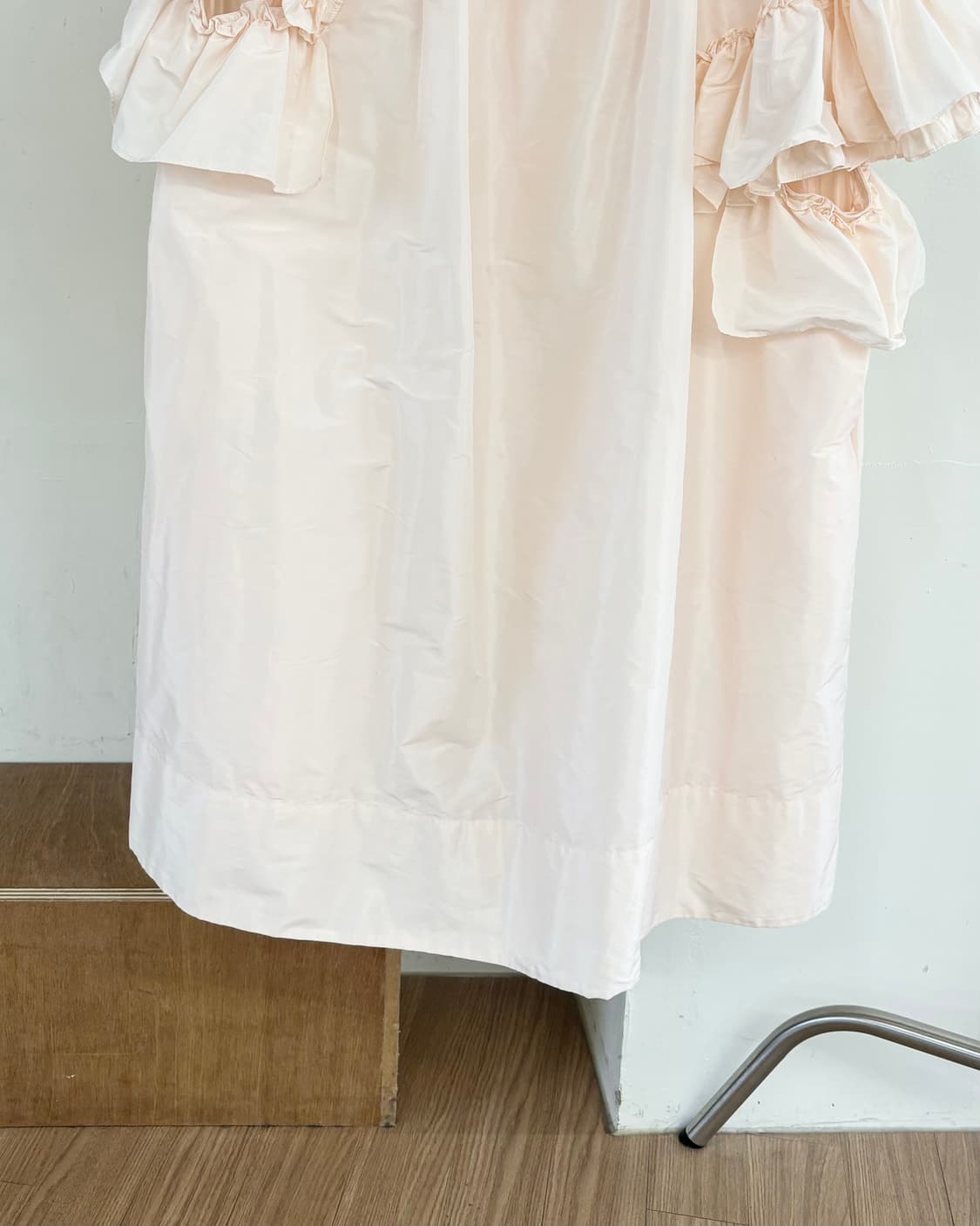 시몬 로샤 핑크 러플 레이스 원피스 상품이미지5