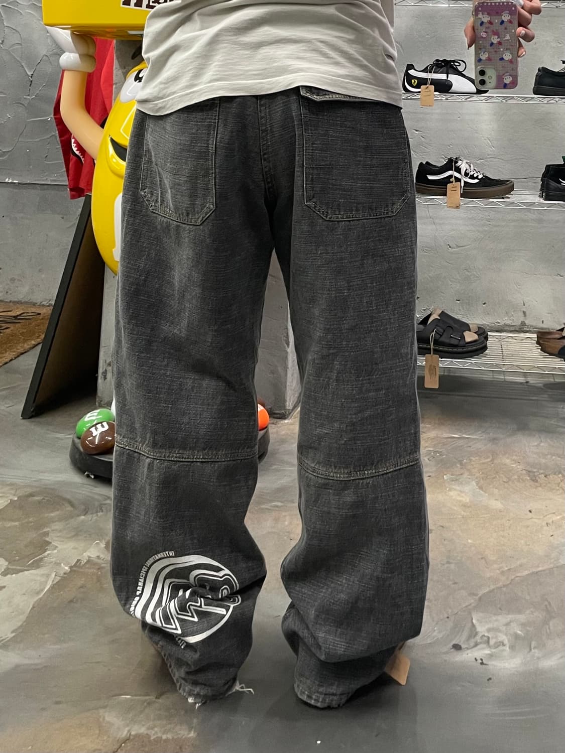 재팬 빈티지 와이드 데님 팬츠 상품이미지9