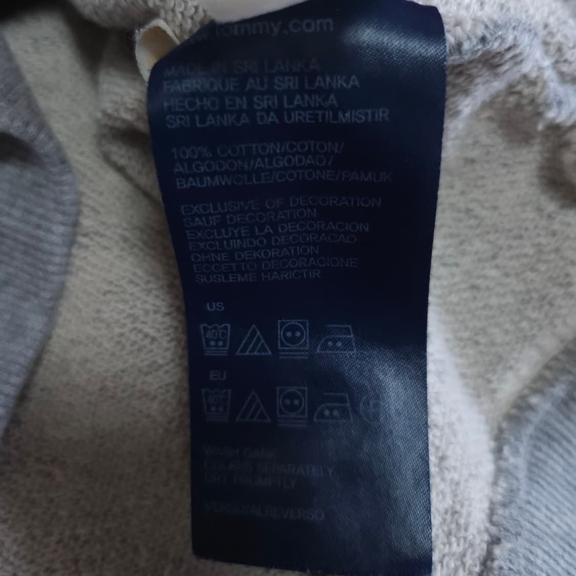 타미힐피거 맨투맨티셔츠 95-100 남여 상품이미지8