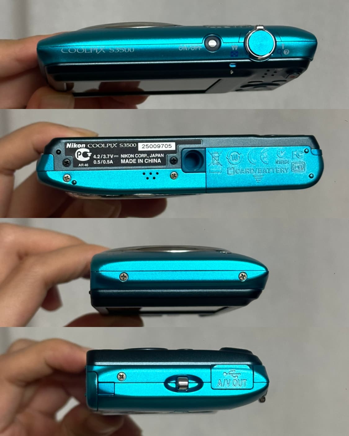 아이돌디카🩵 니콘 쿨픽스 coolpix S3500 블루 빈티지 디카 상품이미지5