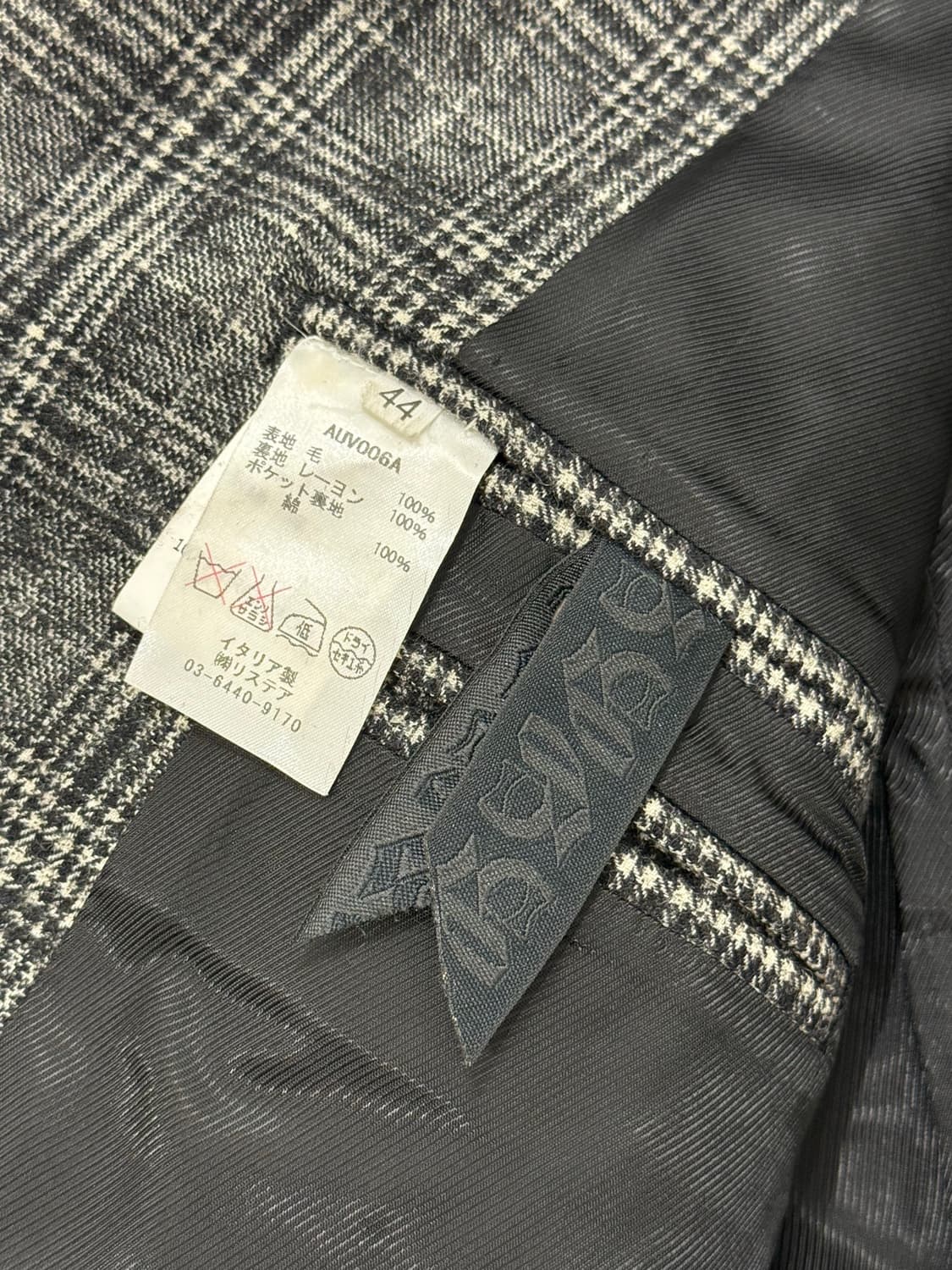 존 갈리아노 john galliano 10AW Glen check up 상품이미지8