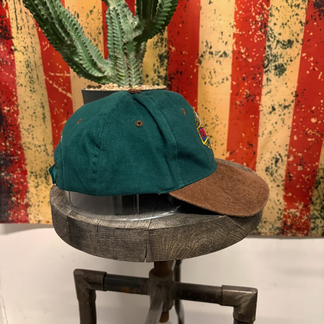 90s 라피드 빈 풋볼팀 크루 스웨이드 볼캡 N260 상품이미지3