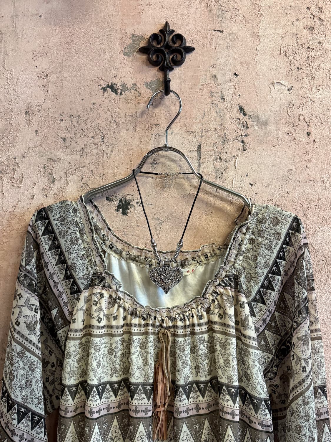 Oriental Fringe Lace-Up Dress 0026 상품이미지8