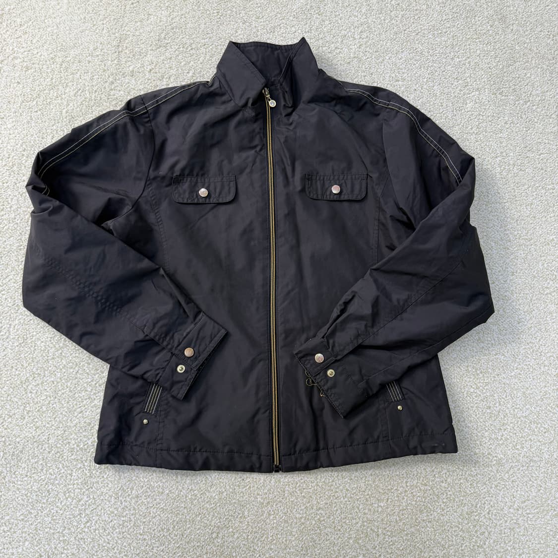 [95] 휠라 여성 블랙 투포켓 자켓 0102T1 상품이미지1