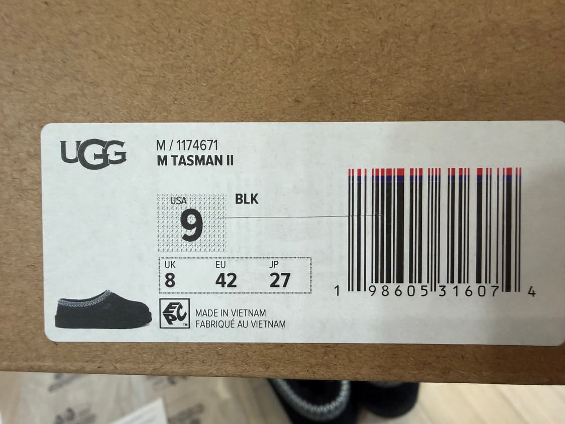 어그 타스만 2 블랙 270 (US9) 상품이미지9