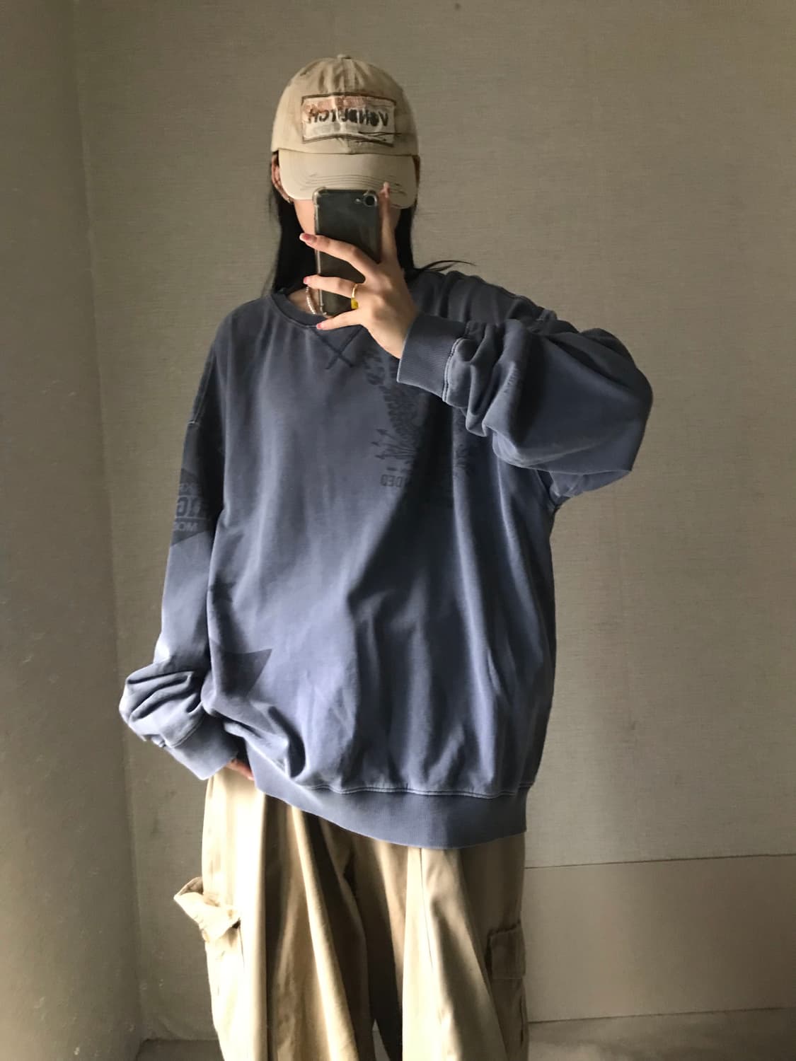 버카루 오버핏 맨투맨 상품이미지6