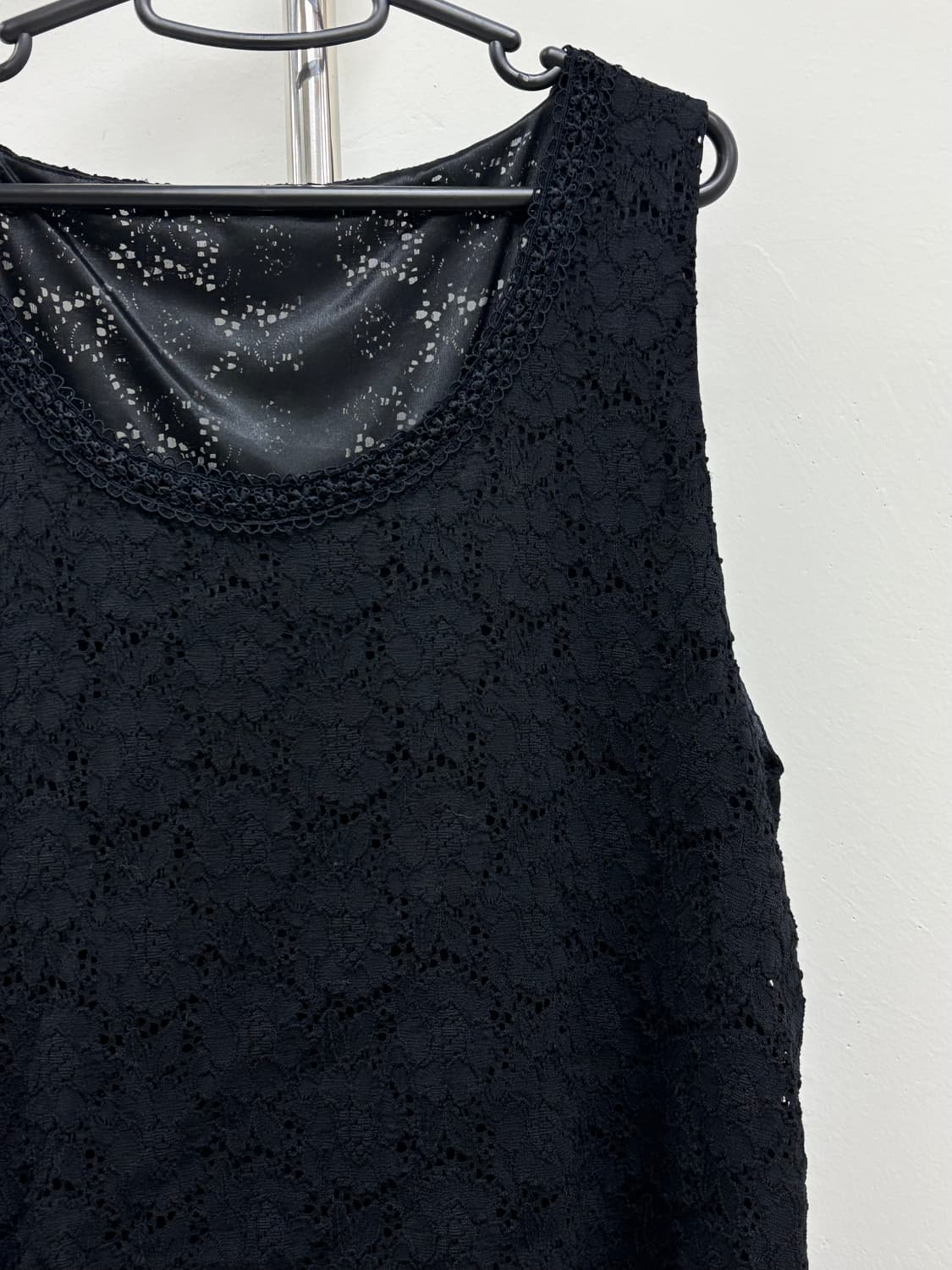 빈티지 블랙 레이스 원피스 상품이미지6