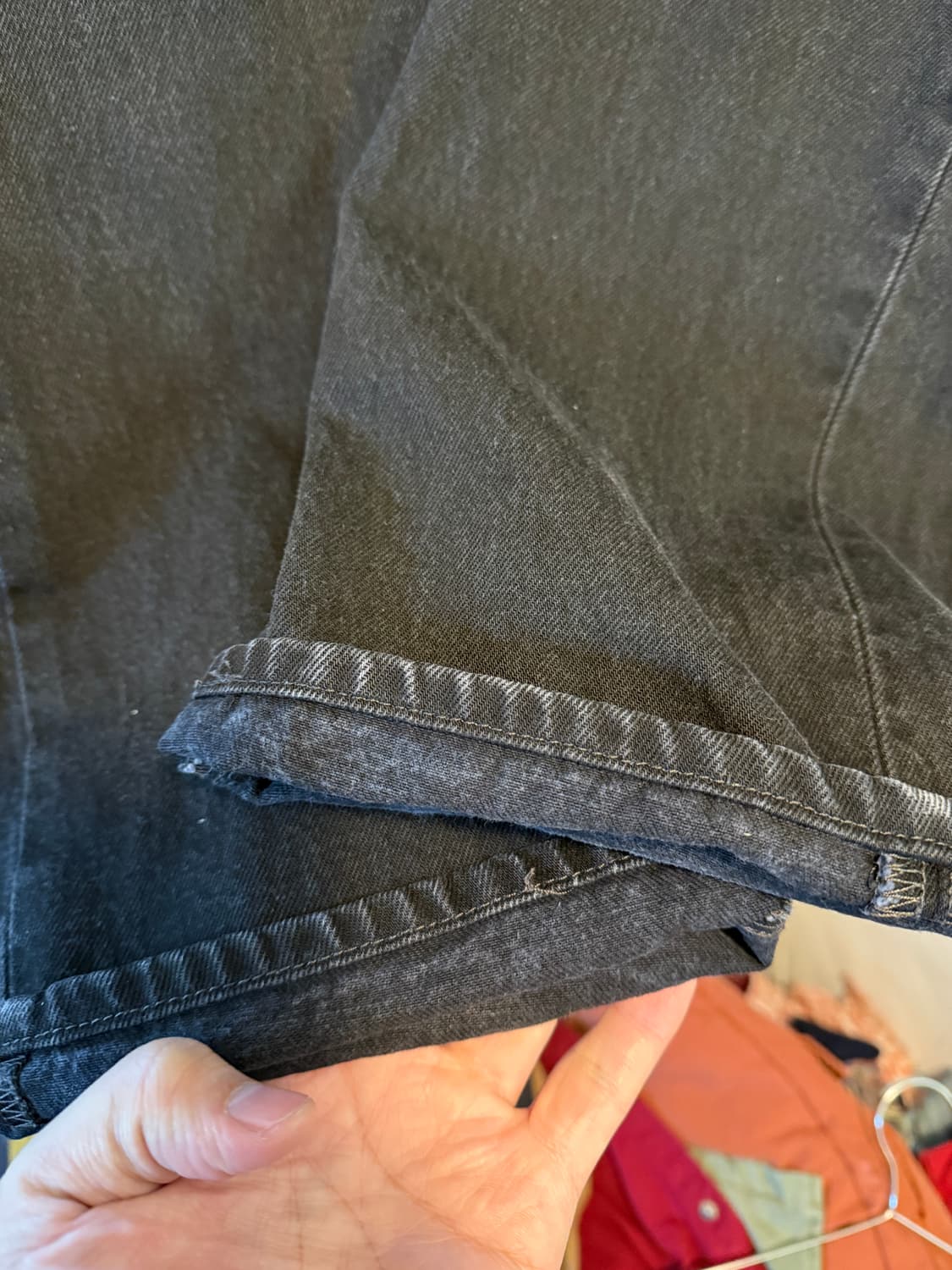 리바이스 501 흑청 34/30 00년대 상품이미지3