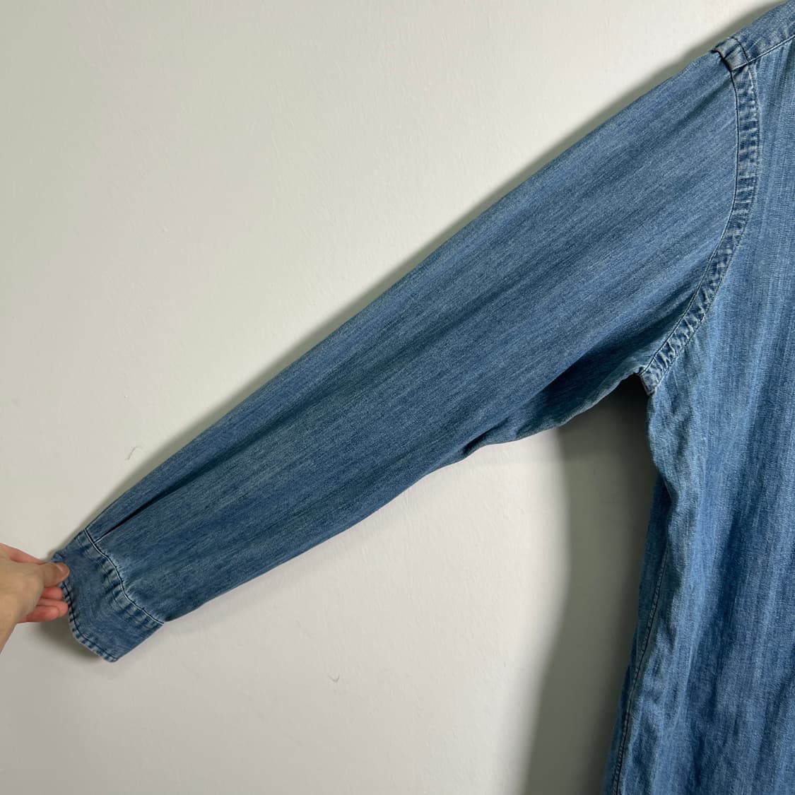 폴로 랄프로렌 샴브레이 데님 셔츠 L 상품이미지7