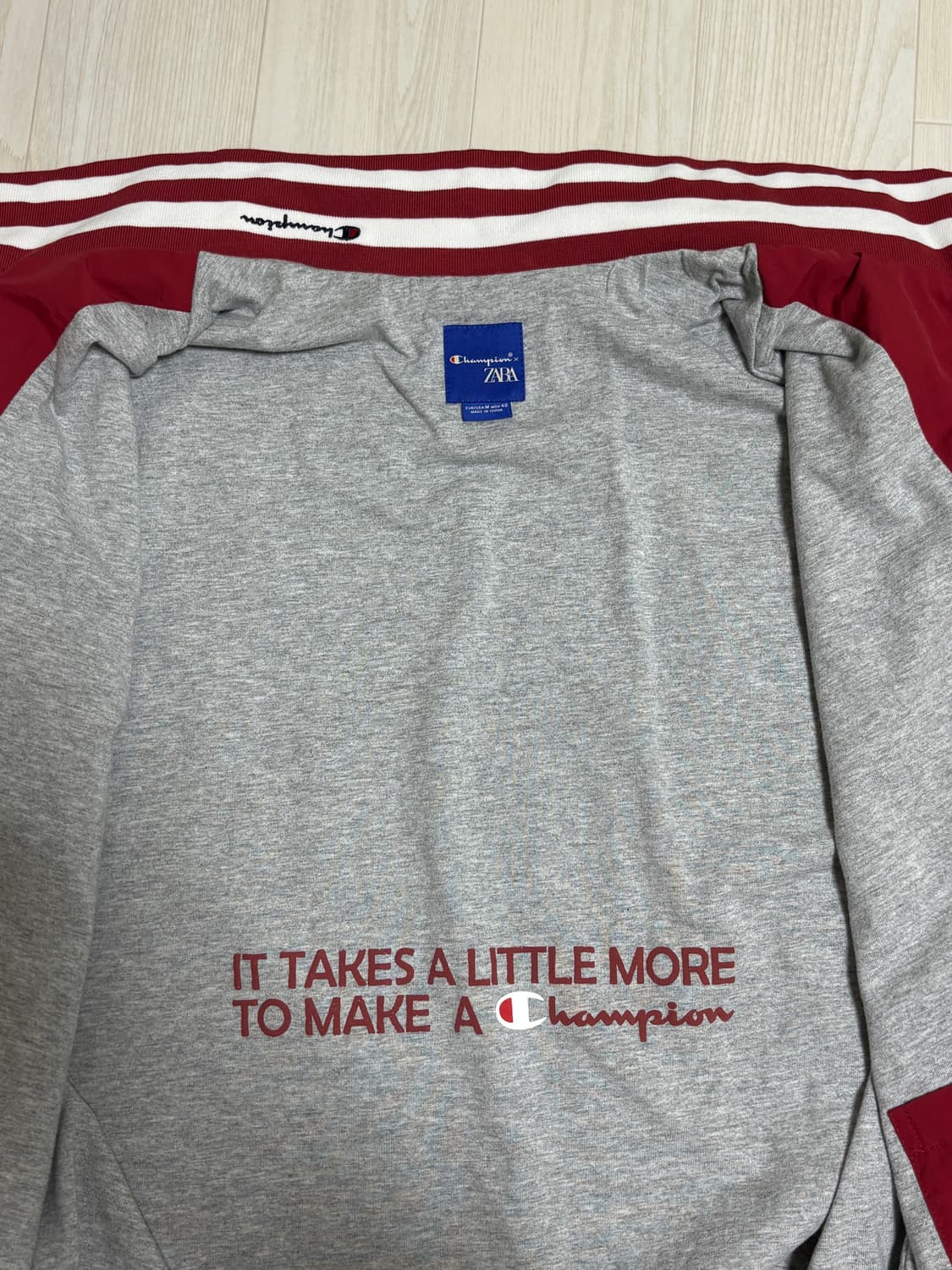 자라 챔피온 테크니컬 패치 자켓 M  상품이미지9