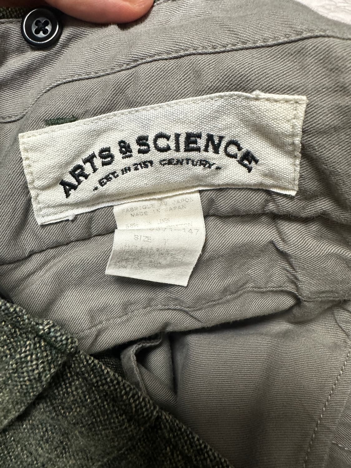 ARTS & SCIENCE 코튼 팬츠 W31 상품이미지4
