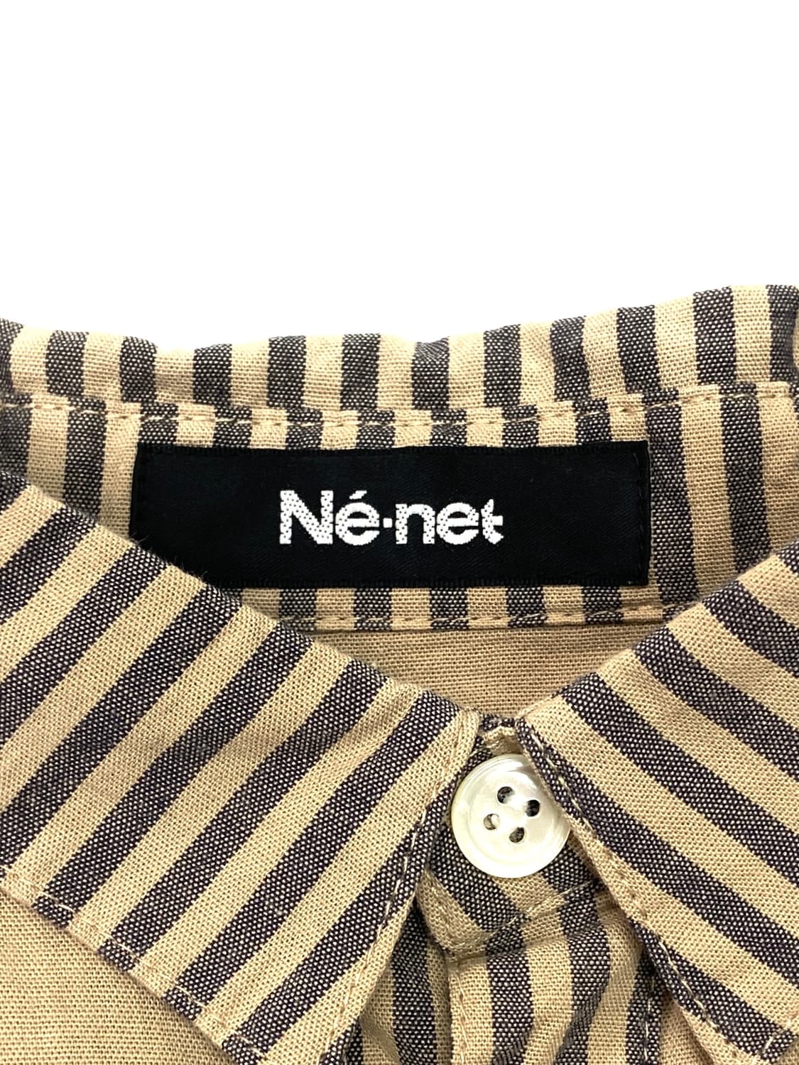 Ne-net issey miyake stripe shirt 상품이미지6