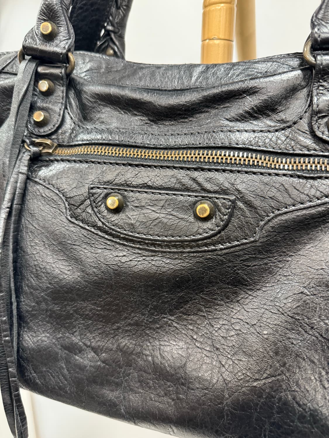 발렌시아가 클래식 은장 모터백 미디움 상품이미지2