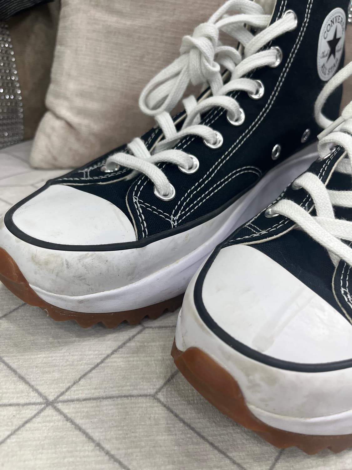 컨버스 런스타 하이크 블랙 운동화 상품이미지2