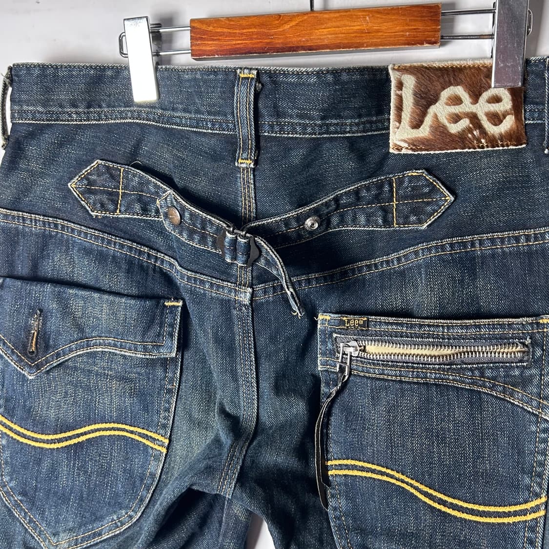 [Lee] 리 웨스턴 워싱 데님 하프팬츠 상품이미지5