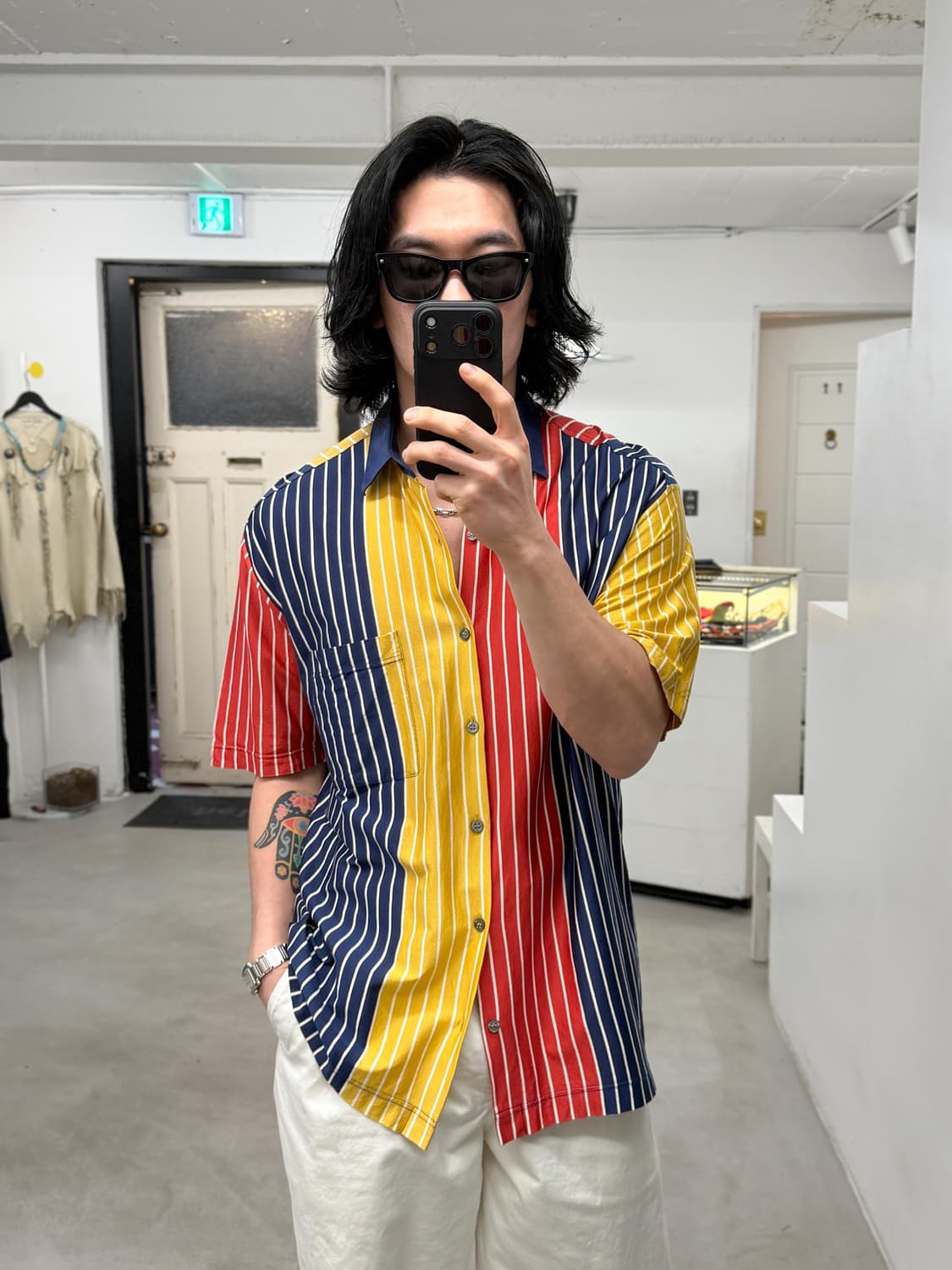 CANALI 스트라이프 셔츠 상품이미지6