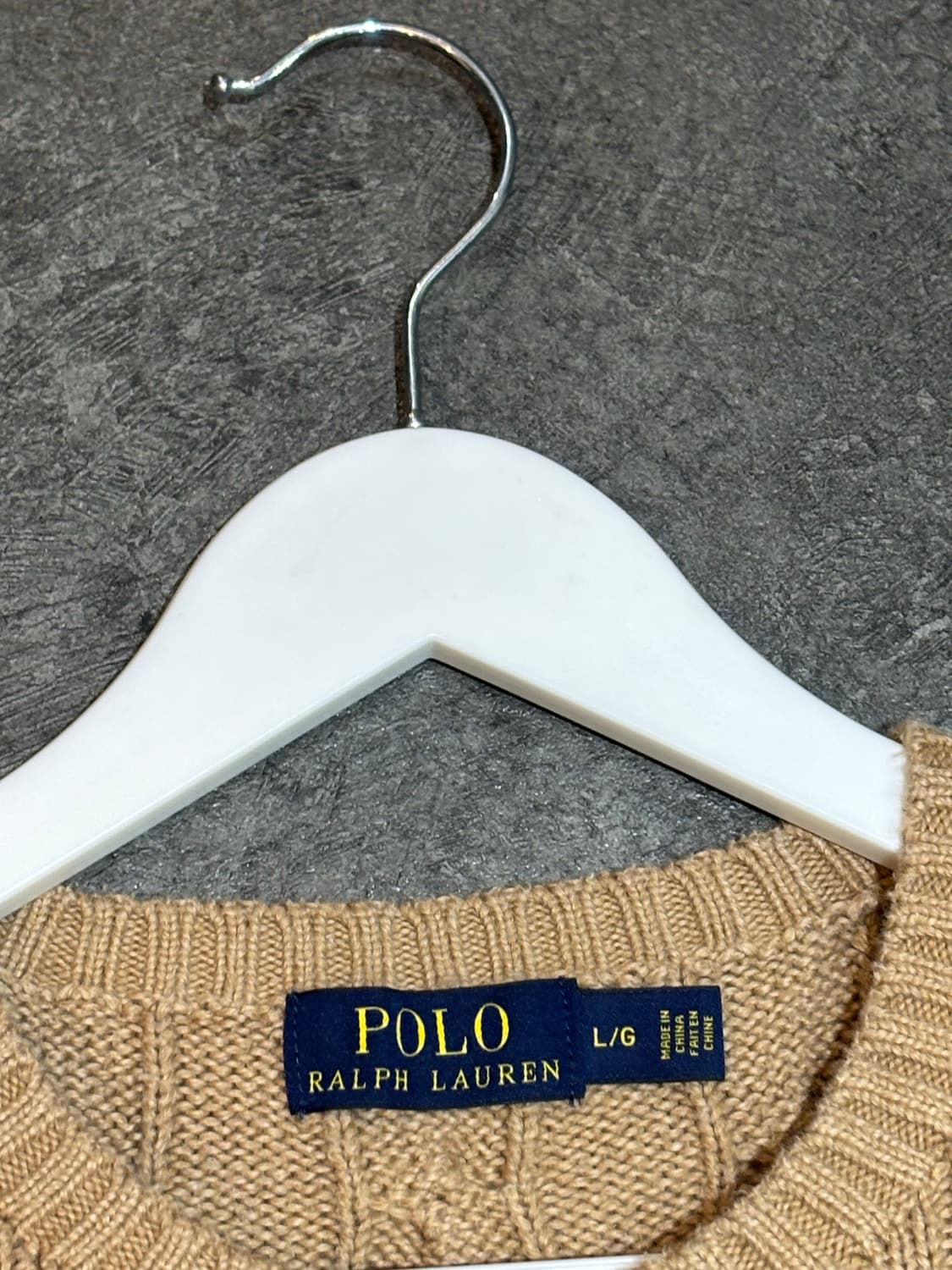 폴로 랄프로렌 꽈배기 니트 스웨터 L 상품이미지5