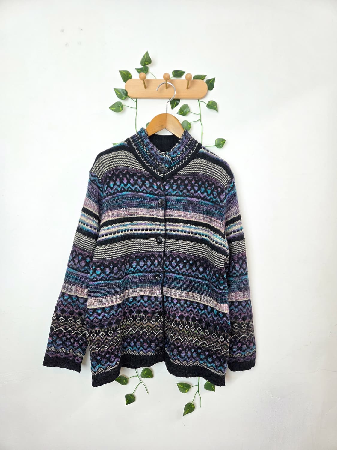 에스닉 패턴 가디건 상품이미지1