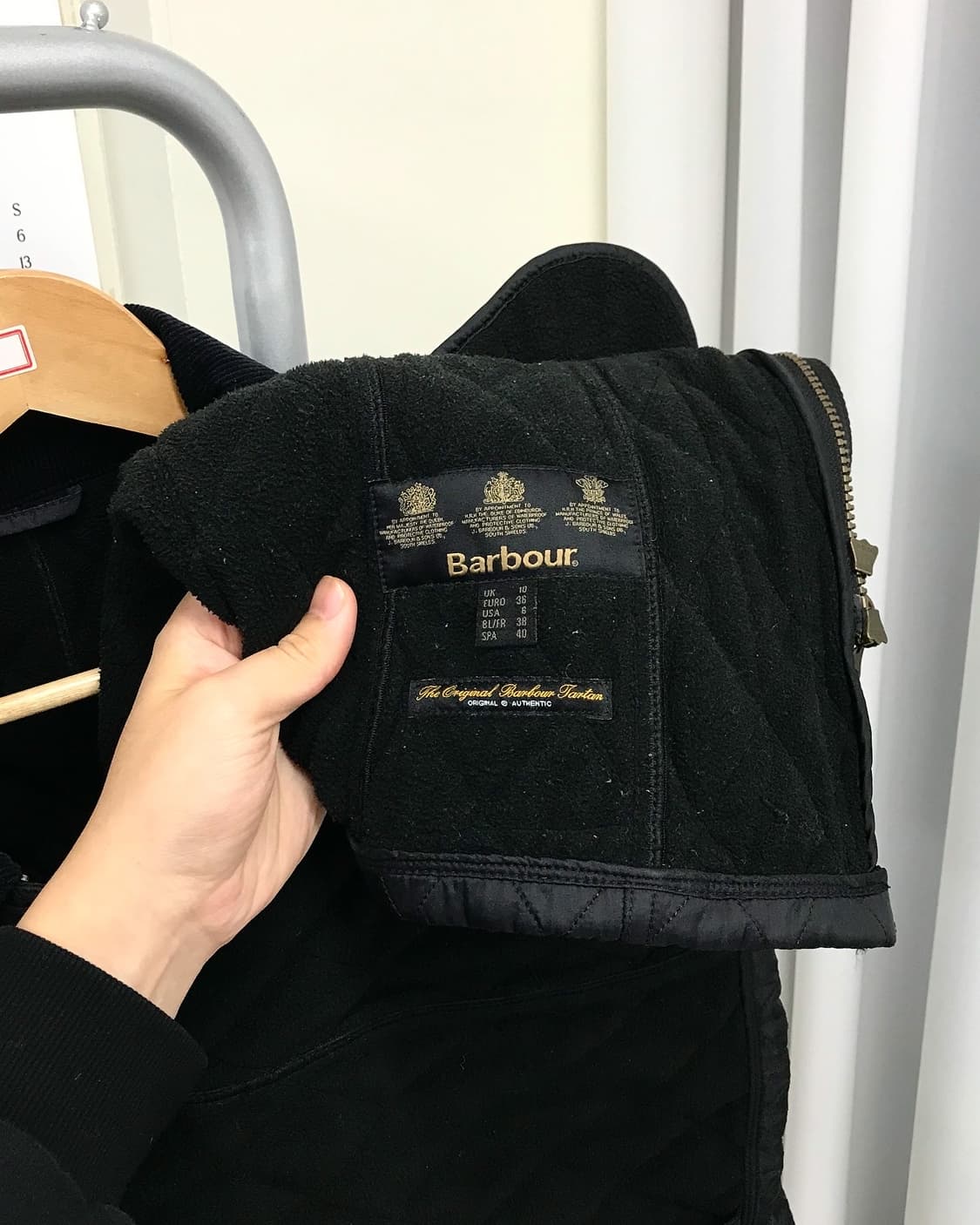 바버 퀼팅 자켓 상품이미지2