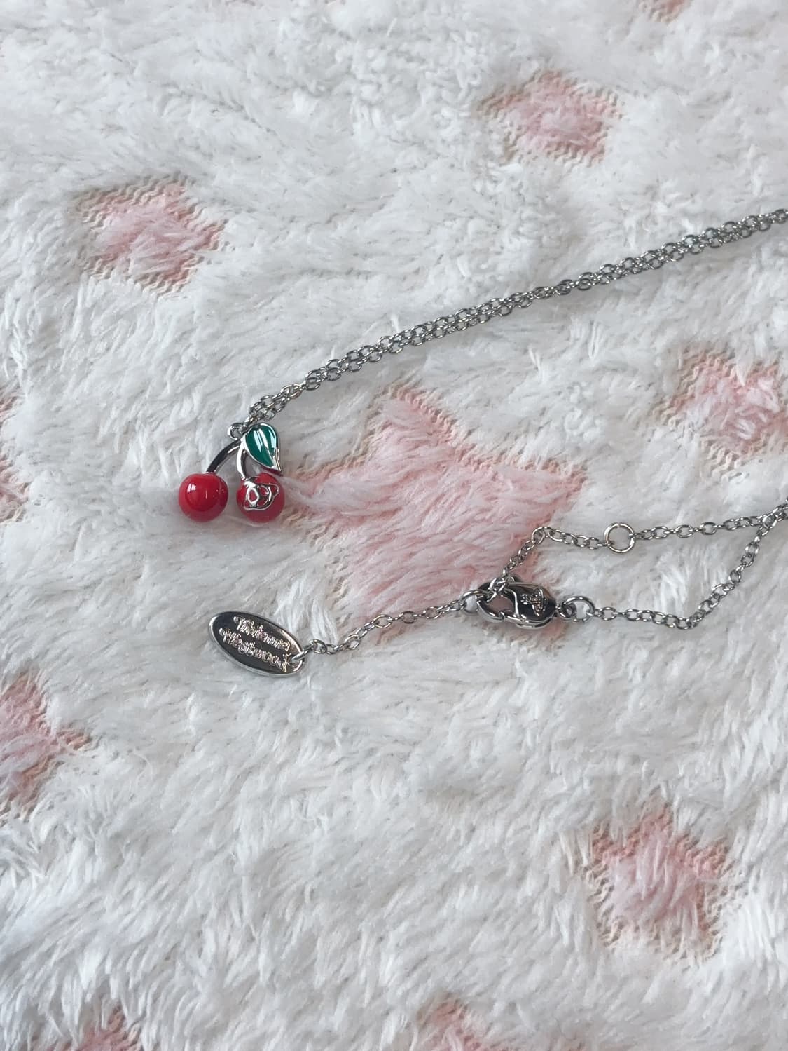 비비안웨스트우드 목걸이 미스티 체리 발렌타인 목걸이 펜던트 빈티지 상품이미지2