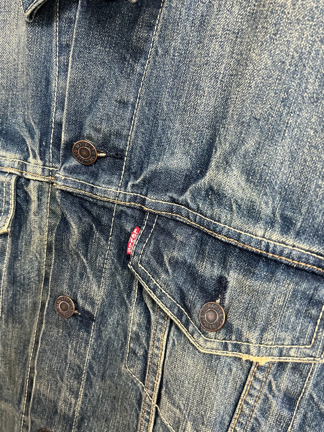 Levis 리바이스 워싱 트러커 데님 자켓 상품이미지3