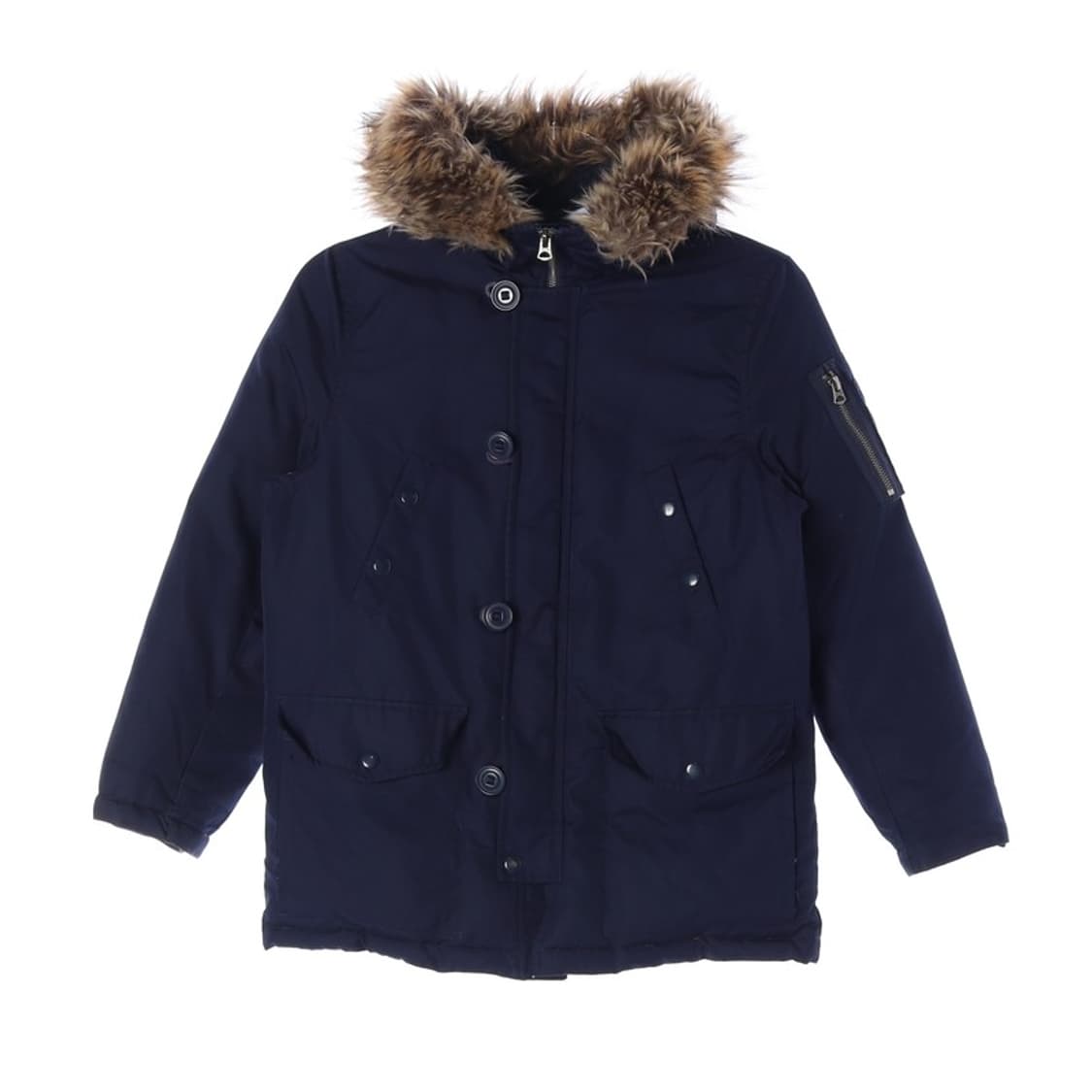 폴로 랄프 로렌 퍼후드 패딩 자켓 10-12 상품이미지1