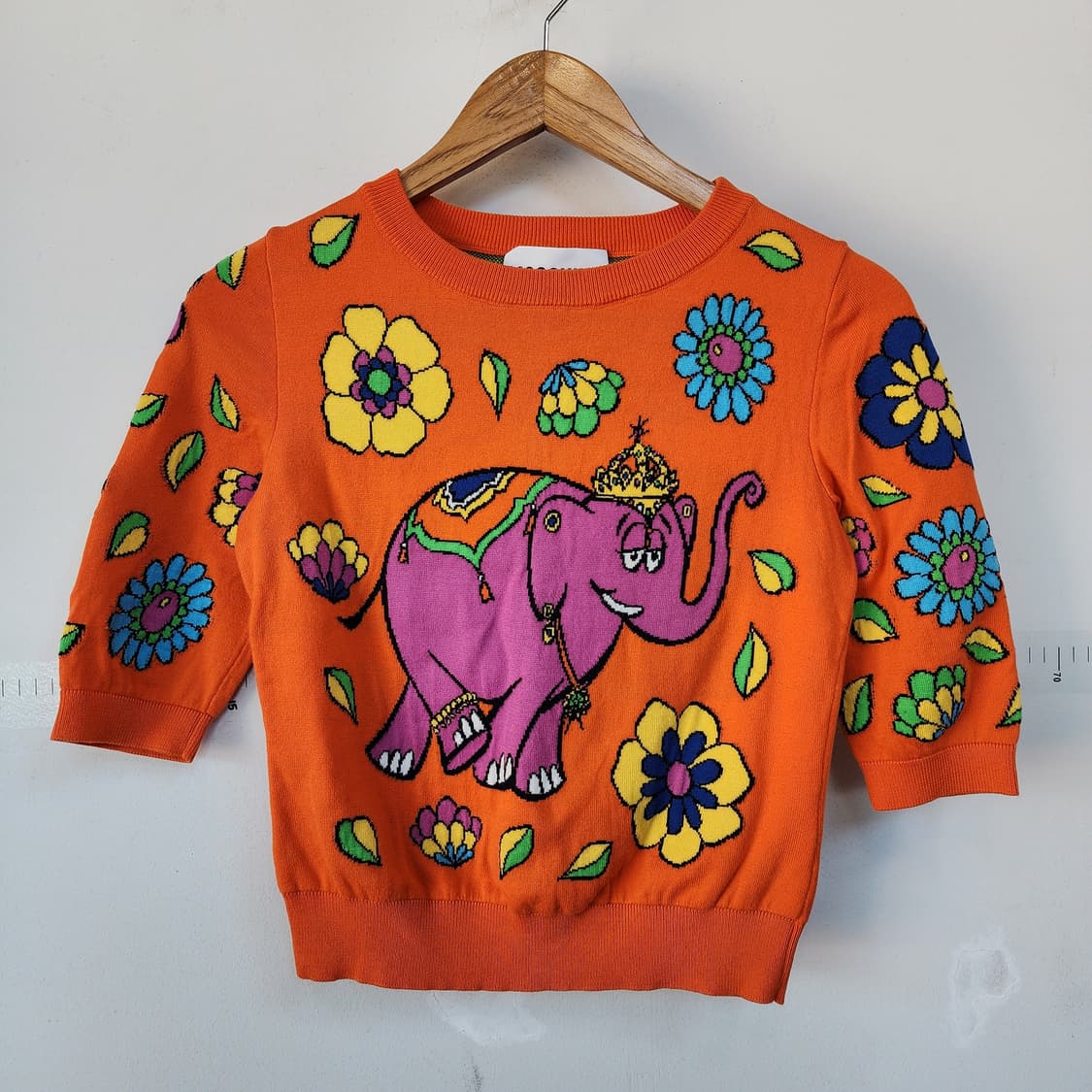 모스키노 오렌지 코튼 니트 상품이미지1