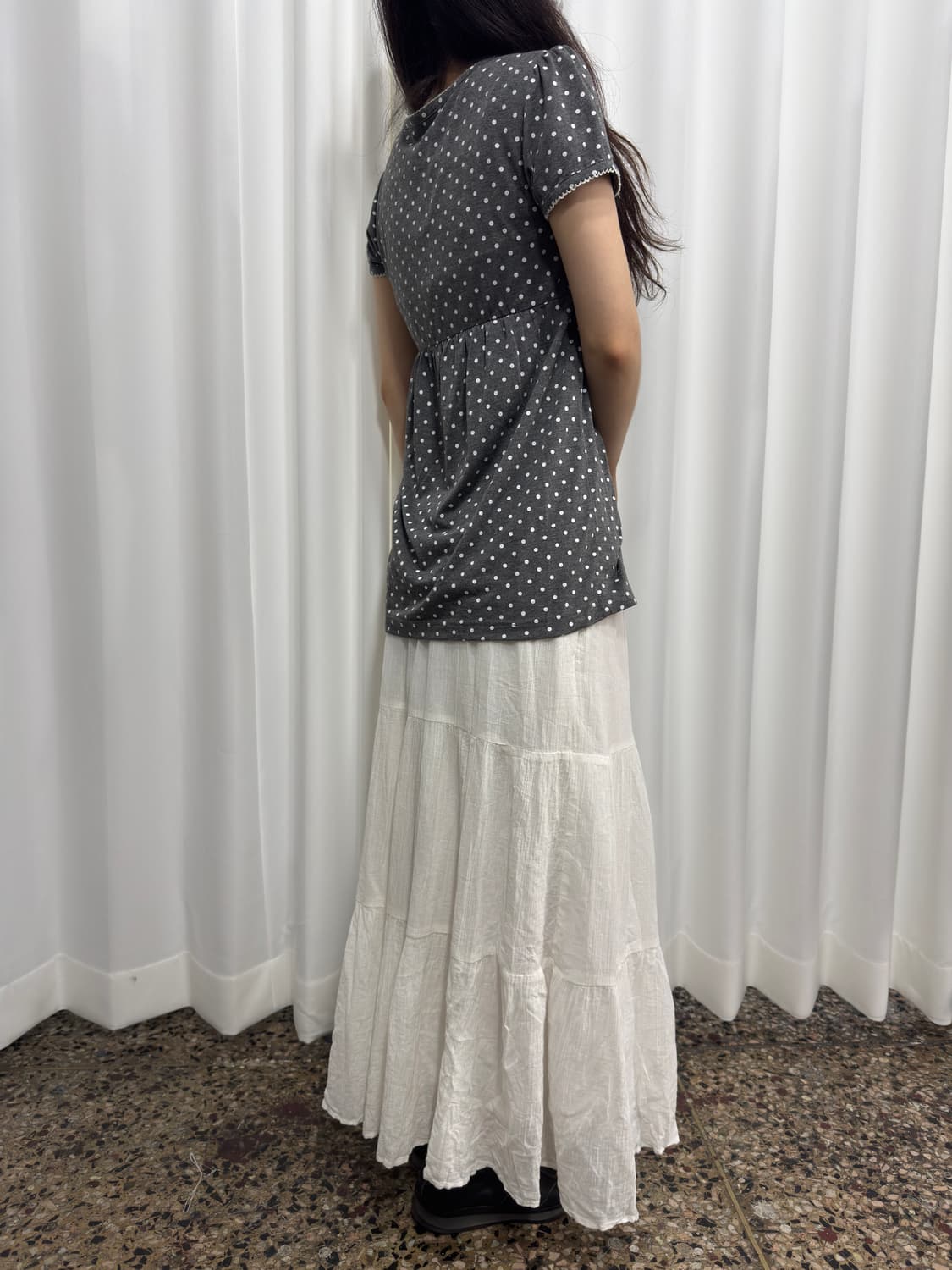 uniqlo mori long skirt 상품이미지5
