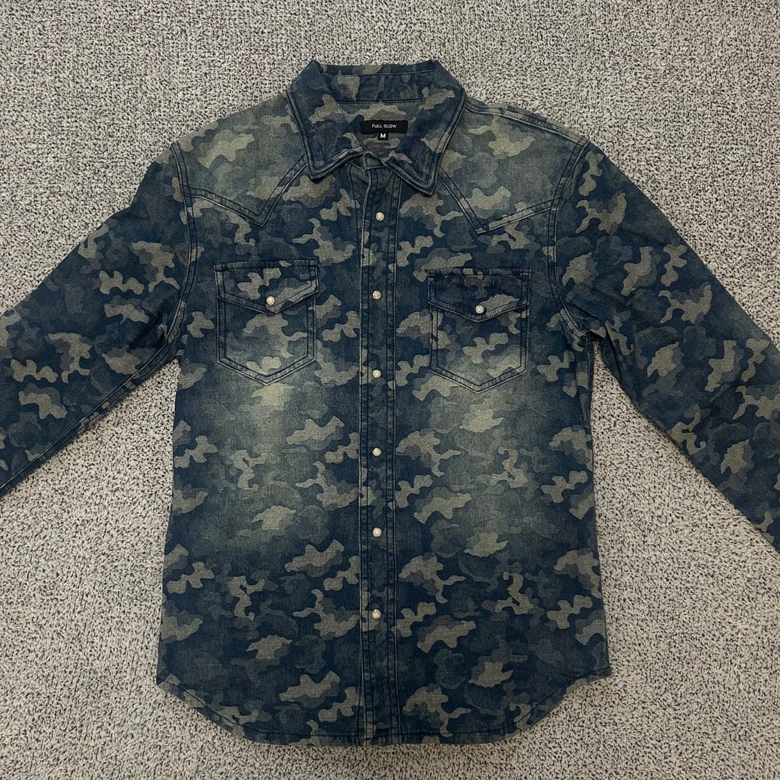 Fullglow Camo Denim Shirt. 상품이미지2