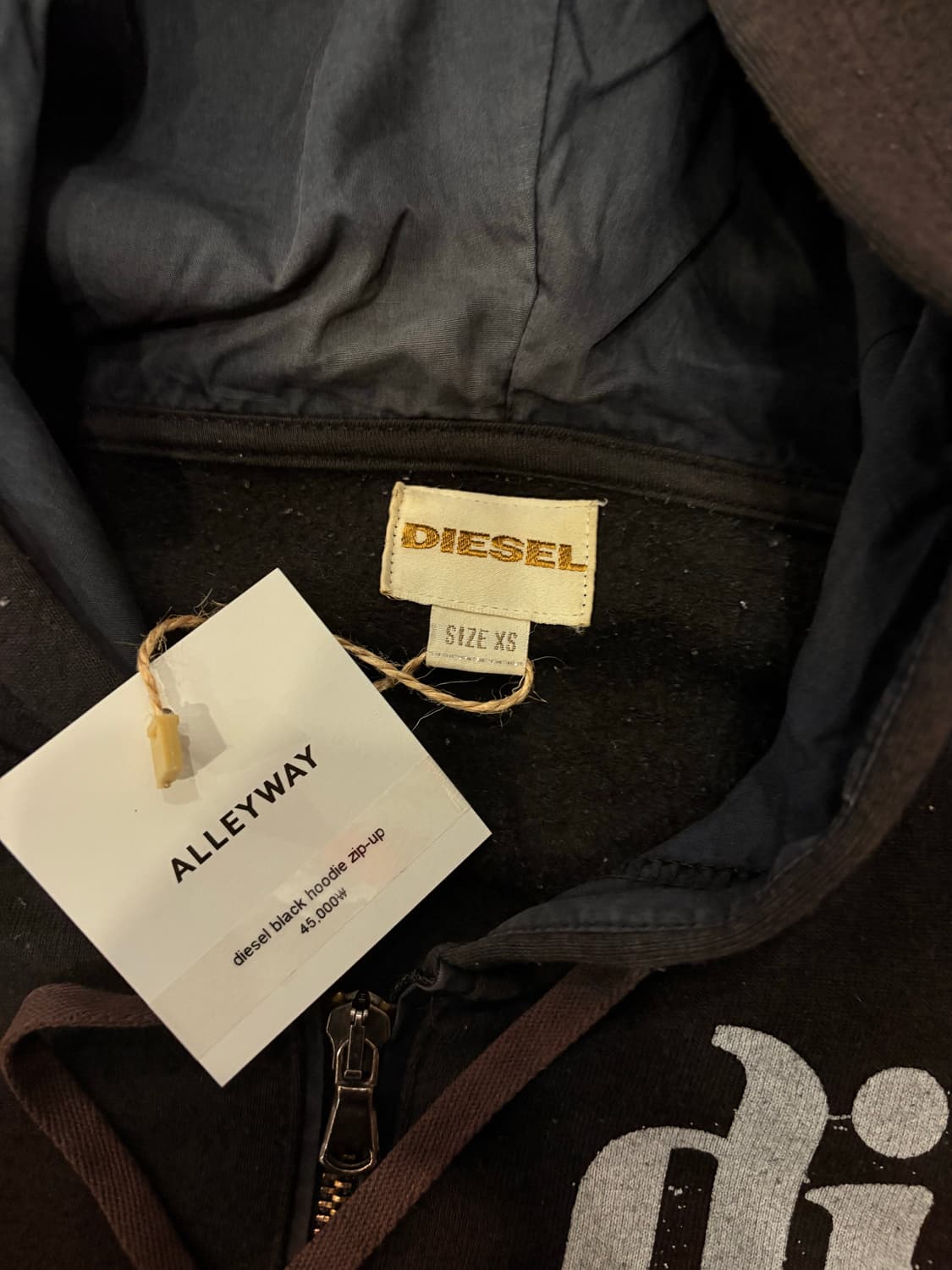 Diesel Graphic Zip-up Hoodie 상품이미지3